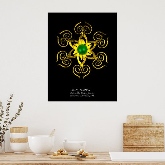 POSTER GREEN TALISMAN (Cuisine)