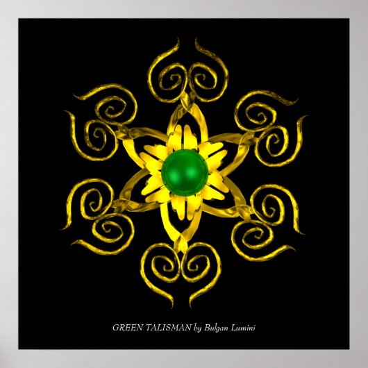 POSTER GREEN TALISMAN (Devant)