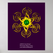 Poster GREEN TALISMAN, violet (Devant)