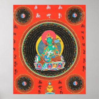 Poster Green Tara