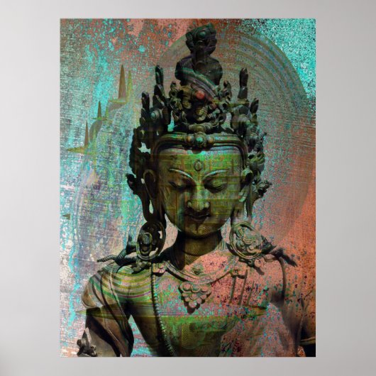 Poster Green Tara Dakini (Devant)