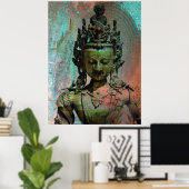 Poster Green Tara Dakini (Bureau à domicile)