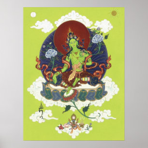 POSTER Green Tara - vanaf $ 14,25