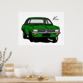 Poster Green Vauxhall Viva HC (Cuisine)