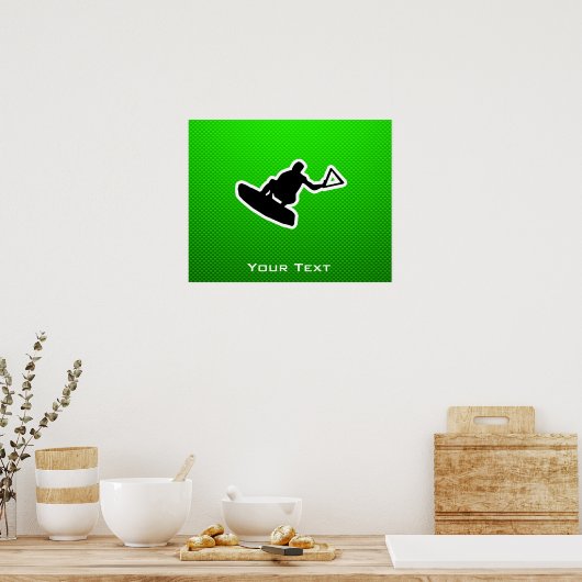 Poster Green Wakeboard (Cuisine)