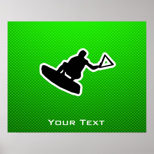 Poster Green Wakeboard (Devant)