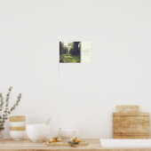 Poster Green Woods Photo avec citation Nature (Cuisine)