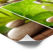 Poster Green Zen & Buddha Serenity Collage (Coin)