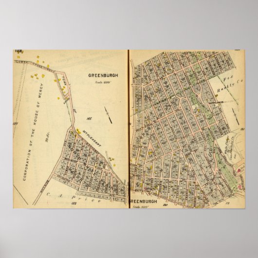 Poster Greenburg, New York 12 (Devant)