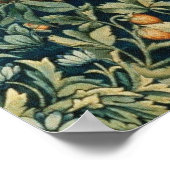 Poster GREENERY, FOREST ANIMALS Pheasant, Fox, Green Flor (Coin)