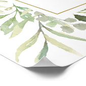 Poster Greenery Funeral Celebration Of Life 2 Photo (Coin)