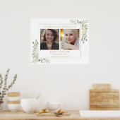 Poster Greenery Funeral Celebration Of Life 2 Photo (Cuisine)