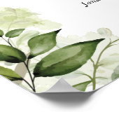 Poster Greenery Memorial Celebration Of Life Photo (Coin)