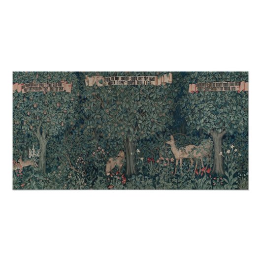Poster Greenery, Victorian Era Tapestry by Henry Dearle (Devant)