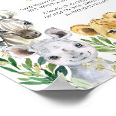 Poster Greenery Wild One Safari Late Night Diapers (Coin)