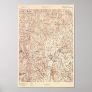 Poster Greenfield, le Massachusetts