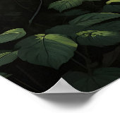 Poster Greenhouse Ivy Fern Print, Dark Academia Botanical (Coin)