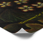 Poster Greenman Black Cat Nature Forest Art (Coin)