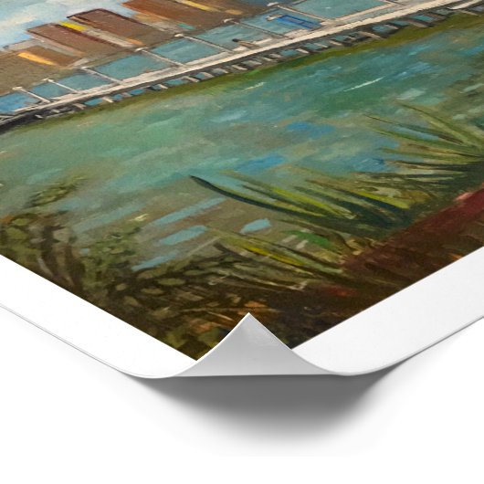 Poster "Greenpoint (Brooklyn NYC)" 8 x 10 po - par M. Koc (Coin)