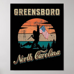 Poster Greensboro Caroline du Nord