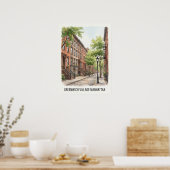 Poster Greenwich Village Manhattan (Cuisine)