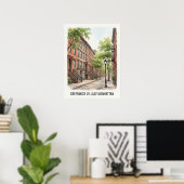 Poster Greenwich Village Manhattan (Bureau à domicile)