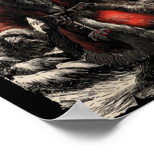 Poster Greetings From Ss Vom Krampus Festive Horror Chris (Coin)