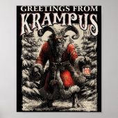 Poster Greetings From Ss Vom Krampus Festive Horror Chris (Devant)