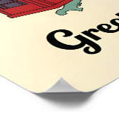 Poster Greetings from the UK British Landmarks Travel (Coin)