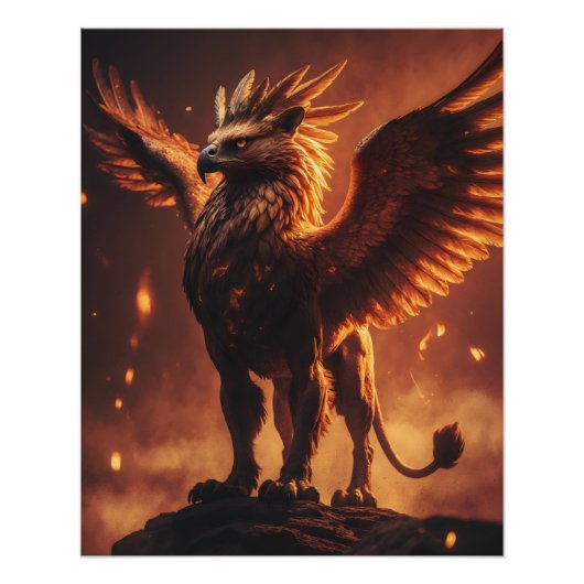 Poster Greffe en Flammes - Force mythique (Devant)