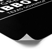 Poster Greg Abbott Election Texas Governor Republican Red (Coin)