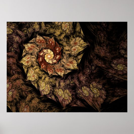 Poster Gregorian Chant Fractal (Devant)