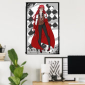 Poster Grell Sutcliff from Kuroshitsuji  Black Butler (Bureau à domicile)