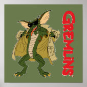 Poster Gremlins | Cachet à tranchée Flash (Devant)