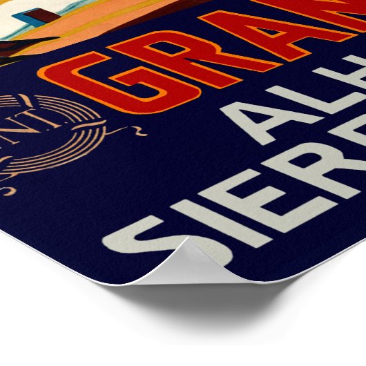 Poster Grenade Espagne (Coin)