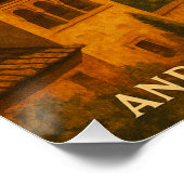 Poster Grenade, Espagne — Andalousie. (Coin)