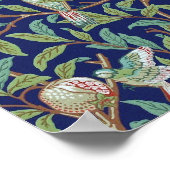 Poster Grenade et Petit Oiseau, William Morris (Coin)