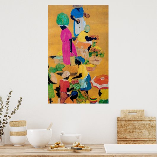 Poster Grenade Marché (Cuisine)