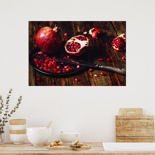 Poster Grenade rubis (Cuisine)