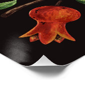 Poster Grenades et papillons Bella (Coin)