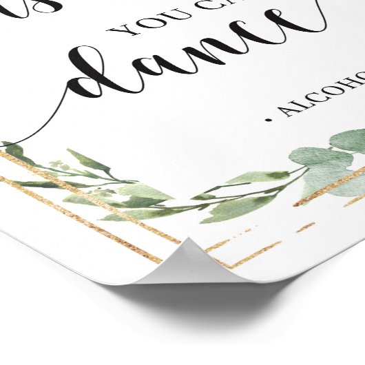 Poster Grenier or succulent confiance en moi vous pouvez  (Coin)