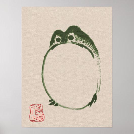 Poster Grenouille (Devant)