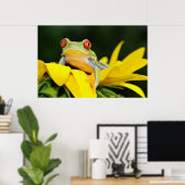 Poster grenouille (Bureau à domicile)