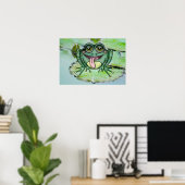 Poster Grenouille (Bureau à domicile)