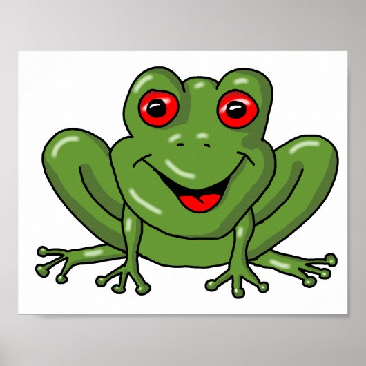 Poster grenouille (Devant)