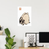 Poster Grenouille (Bureau à domicile)