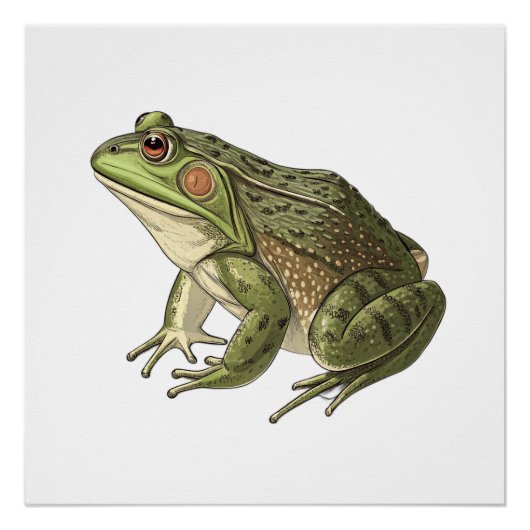 Poster Grenouille (Devant)