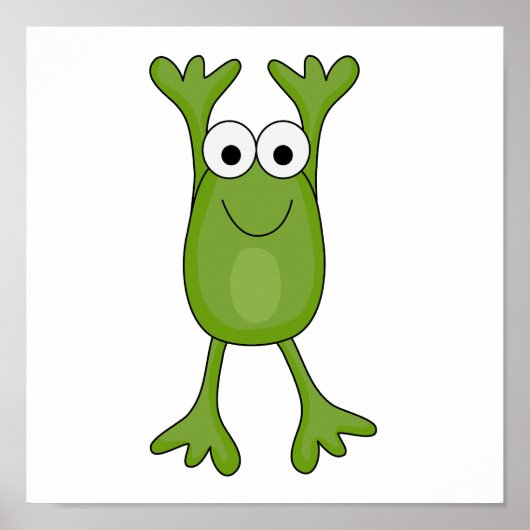 Poster grenouille (Devant)