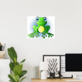 Poster Grenouille (Bureau à domicile)