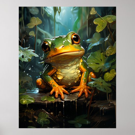 Poster Grenouille (Devant)